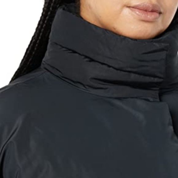 NEW| Women’s XL Daily Ritual Tie Waist Long Padded Belted Puffer Coat - Picture 4 of 5